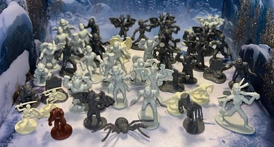 Monster Mini Action Figure Lot Zombie Horror Toy Miniatures D&D Minis 50+ - Image 1 of 4