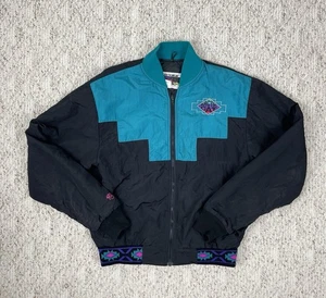 Giacca full zip vintage taglia media alta uomo gatto artico stile western azteco - Foto 1 di 10