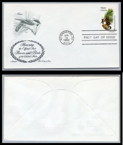 US FDC # 1971 20c Maine birds Artmaster S.Cancel 1982, 0a1830 - Picture 1 of 1