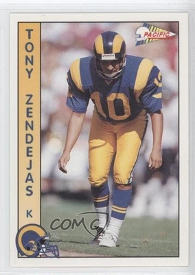 1992 Pacific Tony Zendejas #484 - Image 1 of 2