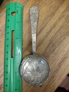 Antique CHINESE SILVER EXPORT SUGAR SPOON SPOON - Picture 1 of 6