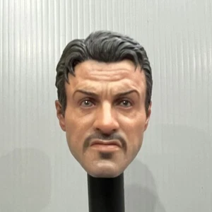 Hot Toys Mms194 The Expendables 2 Barney Ross Head Sculpts 1/6 Scale Accessories - Picture 1 of 4