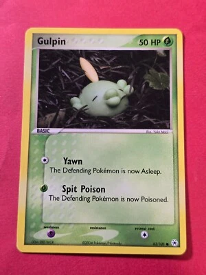2004 Pokemon EX Hidden Legends #62 Gulpin, C, NF/H, cd2 - Image 1 of 3