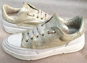 Damen Schuhe SneakerCandice Cooper TeilLeder weiss-bronce Gr:40 gebraucht - Bild 1 von 5