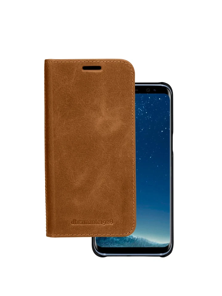 dbramante1928 Lynge Wallet Folio Case Cover for Samsung Galaxy S9 Brown - Image 1 of 1