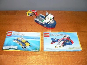 Lego Creator 3-in-1 Ozeanforscher Set Nr. 31045 mit 2 Anleitungen: Flugzeug, Schiff, Sub - Bild 1 von 5