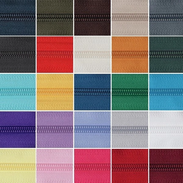 YKK 46cm/18 inch Zip Nylon Open End Medium Weight No. 5