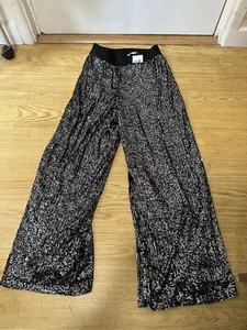 New With Tags Gemo Sequin Trouser Pants - Size XS - Picture 1 of 6