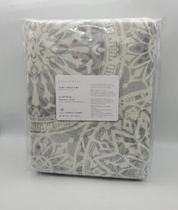 Pottery Barn Riley Medallion Curtain, NEW, 50x96, Blackout Lining, 2in1 Pole Top - Picture 1 of 5