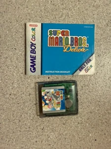 Super Mario Bros. Deluxe – Game Boy Color W/ Instructions. NOT WORKING RIGHT. - Picture 1 of 5