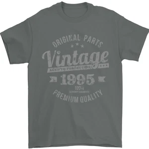 Vintage Year 30th Birthday 1995 Mens T-Shirt 100% Cotton - Picture 1 of 2