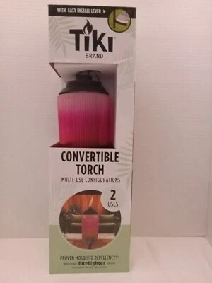 Tiki Brand Convertible Torch, Multi-Use Configuration, Rainbow Sheer Torch  - Image 1 of 4