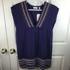 New NWT Women's Urban Outfitters Kimchi & Blue Beaded Purple Dress Large L