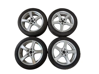 Borbet Audi A3 Golf 5 6 7 8 Winter Felgen Reifen 205 50 17 Zoll Goodyear Radsatz - Bild 1 von 4