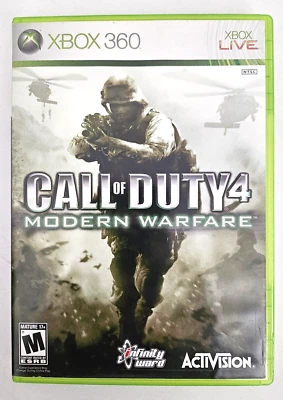 Call of Duty 4: Modern Warfare (Microsoft Xbox 360, 2011) CIB with Manual - Image 1 of 3