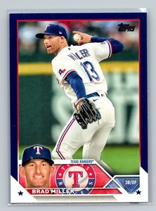 2023 Topps BLUE Brad Miller #319 - Texas Rangers