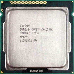 Intel Core i5-2550K 3.4GHz 4-Core 6MB LGA1155 Desktop CPU Processor 95W SR0QH