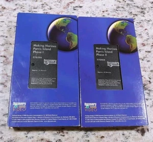 2 VHS Kassetten - Making Marines: Parris Island Phase 1 & Phase 2 Discovery Channel. - Bild 1 von 11