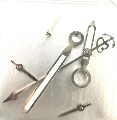 BRIETLING Watch Hands For Breitling Navitimer Silver/White Fits to Caliber 7750 NEW