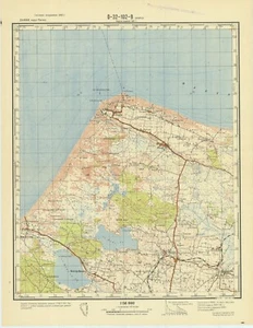 Mapa topográfico militar soviético ruso - NORS (Dinamarca), 1:50 000, edición 1961 - Imagen 1 de 3