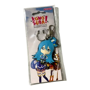 KonoSuba Aqua SD PVC Schlüsselanhänger Anime Lizenziert NEU - Bild 1 von 2