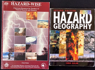 Geography Teacher Resources :Geography of Natural hazards x 2 + free postage - Image 1 of 4