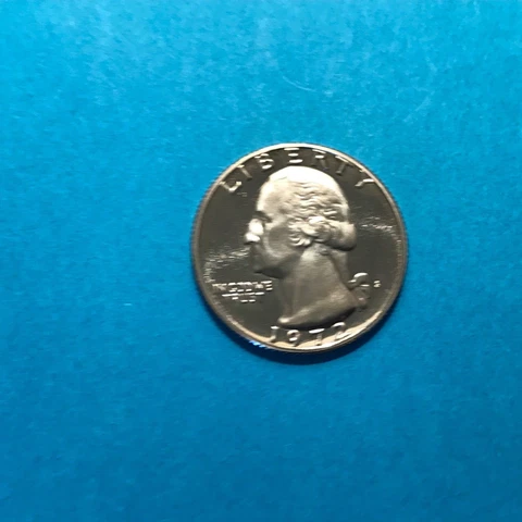 1972 S Washington Proof Quarter   FREE SHIP Cover