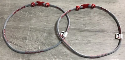 (LOT OF 2) Cincinnati Reds Phiten Necklace Gray & Red 18” - NEW W/O PACKAGING - Image 1 of 4