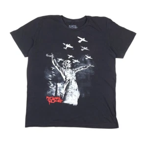 Authentic My Chemical Romance Band Merch Skeleton Airplanes Official T-Shirt XL - Picture 1 of 10
