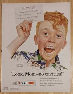Anuncio de pasta de dientes vintage Crest JULIO 1958 revista Better Homes & Garden - Imagen 1 de 1