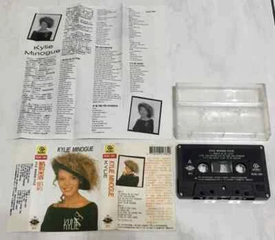 Kylie Minogue 1988 Kylie - Taiwan 1st Edition Cassette Tape with Promo Insert - Imagem 1 de 4
