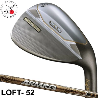 HONMA Golf BERES-W Wedge R Flex Loft 52 Iron Club ARMRQ47 2 Star Graphite Shaft - Image 1 of 4