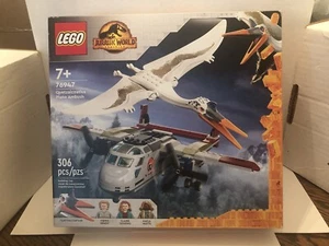 LEGO Jurassic World: Quetzalcoatlus Plane Ambush (76947) Box & Instructions Only - Picture 1 of 8