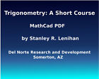 Trigonométrie : un court cours (Lenihan) MathCad PDF