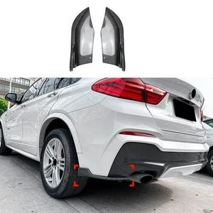 Carbon Look Rear Bumper Side Corner Splitter For BMW X4 F26 M Sport 2014-2018 - Bild 1 von 8