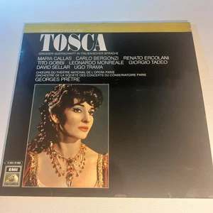 PRETRE Puccini Tosca Ex+ 1970s HMV Opera LP - Picture 1 of 2