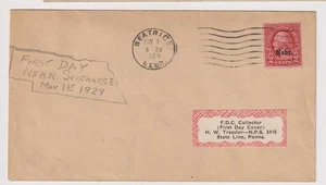 E4821: US #671 FDC, 5/1/29, Herget Cachet; Beatrice, Nebr. - Picture 1 of 1