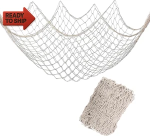 Fischernetz Deko, Fischernetz, Wandbehang Deko, mediterraner Stil - Bild 1 von 12