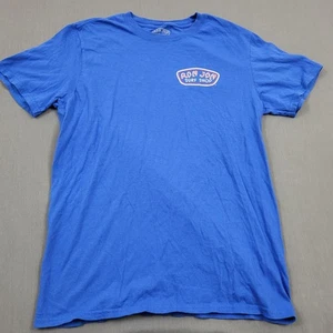 Ron Jon Surf Shop Shirt Herren M Kurzarm Astronaut Surfer Orlando FL Blau - Bild 1 von 10