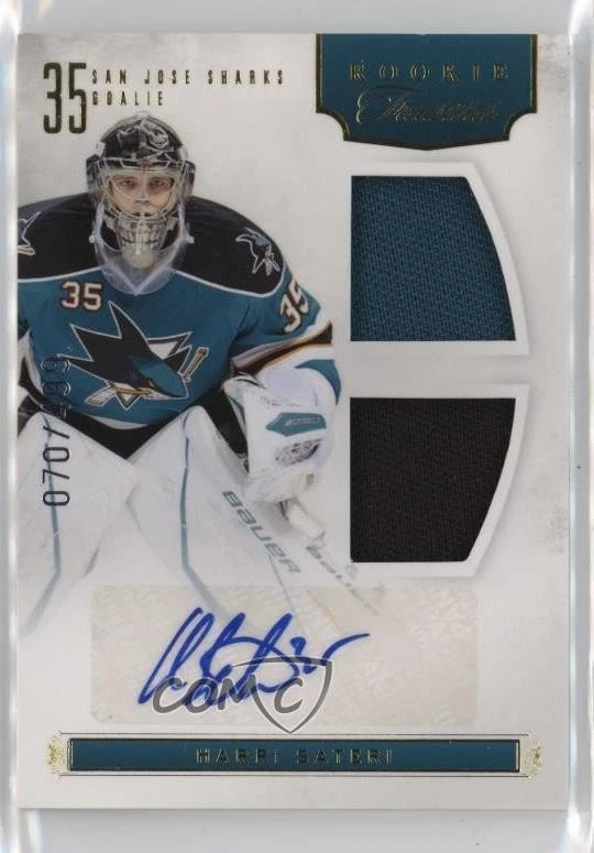 2011 Panini Rookie Anthology Treasures Signatures /499 Harri Sateri #129 Auto RC - Image 1 of 2