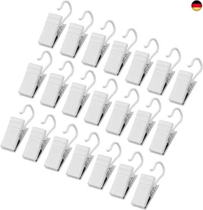 30 StüCk Vorhang Haken Clips Schwarz Gardinen Klammern Gardinenhaken Mini Haken  - Bild 1 von 7