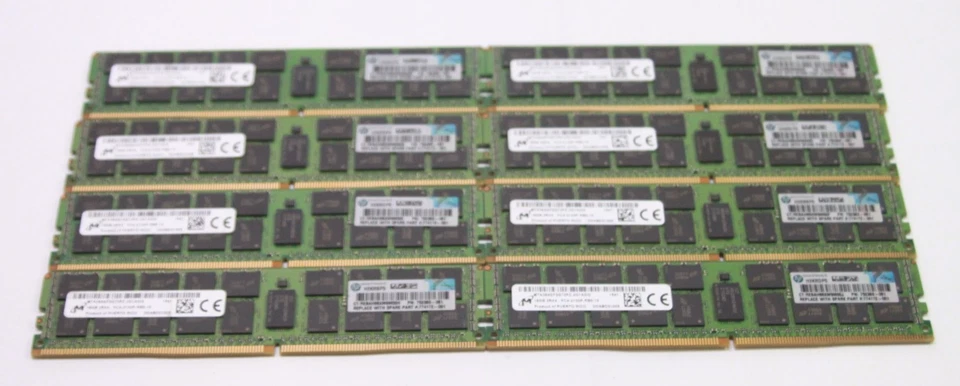 DDR4 2133MHz Micron 128GB Kit 8x 16GB HP ProLiant WS460c BL460c Memory RAM - Image 1 of 2