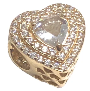 NEU Pandora Funkelnde gelevelte Herzen Charm 759517C01 - Bild 1 von 5