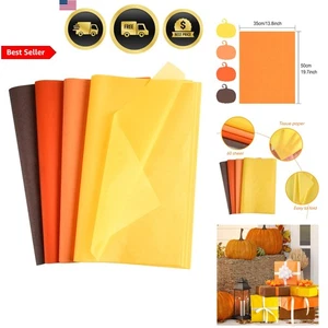Tissue Paper Bulk 60 Sheets Autumn Colors Gift Wrap Craft Decor Party Supplies - Picture 1 of 10