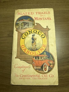 1924 Conoco Minutemen Road Map: Montana USED - Picture 1 of 3