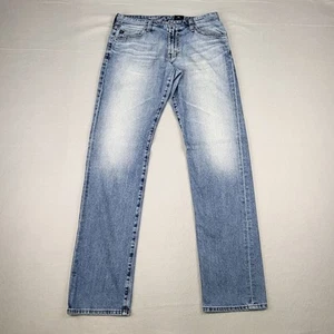 Adriano Goldschmied AG Jeans Herren 32x34 blau helle Waschung Denim distressed Baggy - Bild 1 von 19