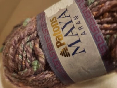 Patons Maya Aran 65% акрил 30% альпака 5% нейлон/полиамид винтажный 50 г - Изображение 1 из 4