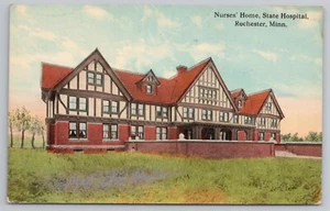 Krankenschwestern Hone, State Hospital in Rochester Minnesota um 1913 Postkarte - Bild 1 von 2