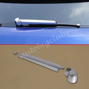 For Audi Q3 2019-2023 Chrome Rear Windshield Wiper Cover Trims Accessories - Picture 1 of 5