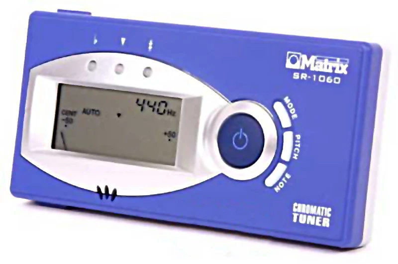 MATRIX SR-1060 Sintonizador Digital Cromático para Instrumento GUITARRA - NUEVO - Azul Foto 1 de 1